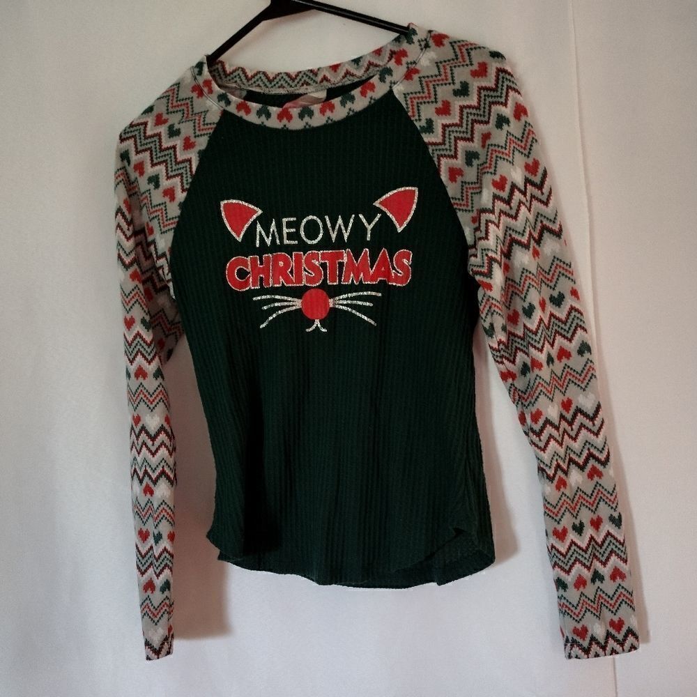 Christmas pajama top 